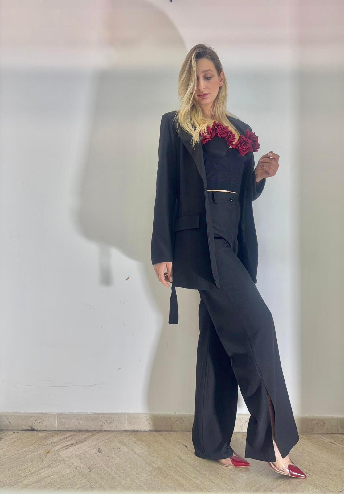 Completo Giacca e Pantalone Palazzo - Elegante