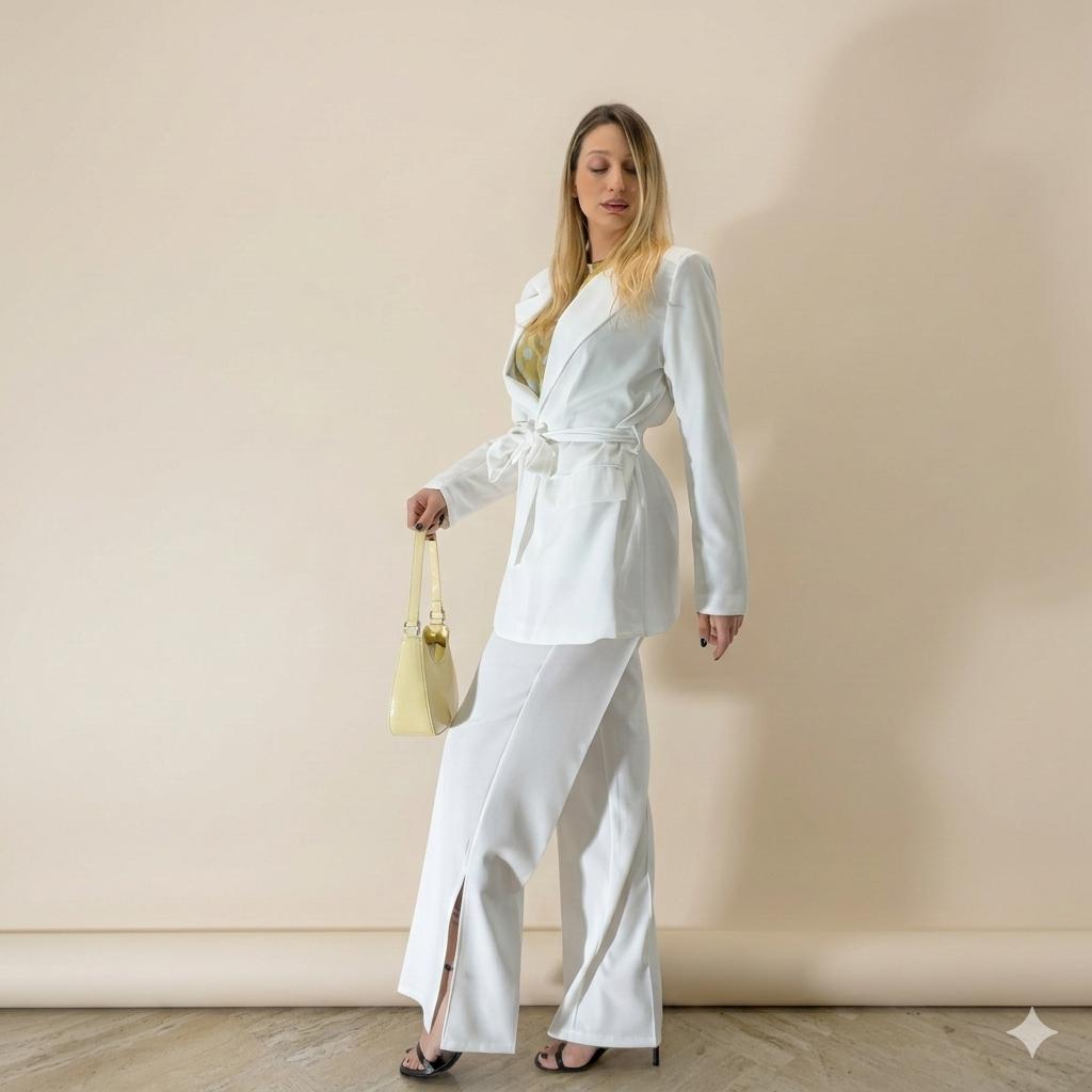 Completo Giacca e Pantalone Palazzo - Elegante