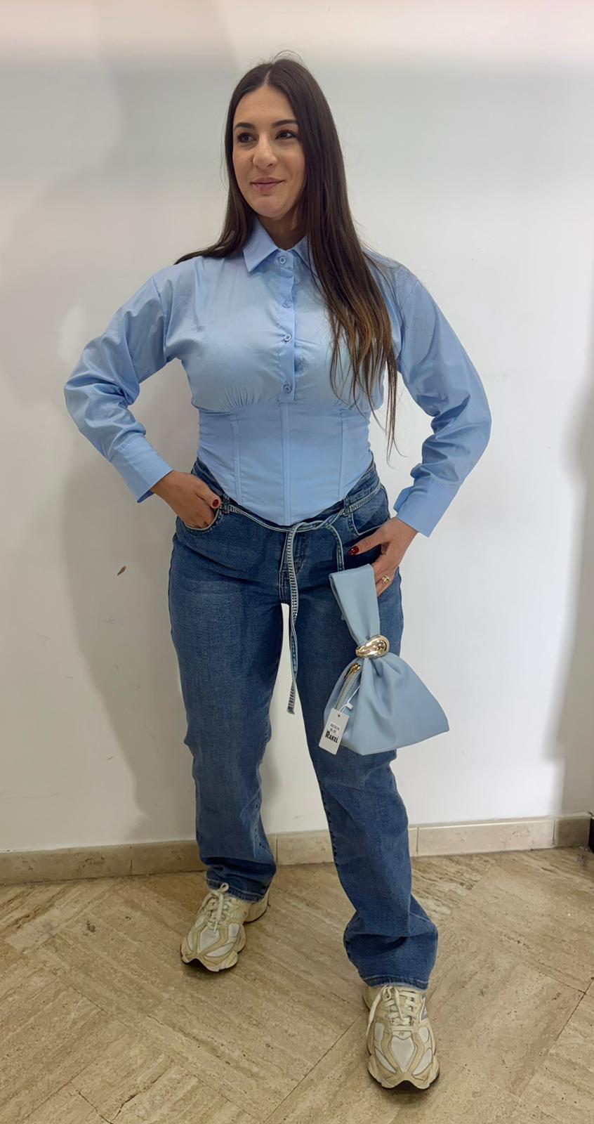 Camicia Crop in Cotone - Stile Casual Chic