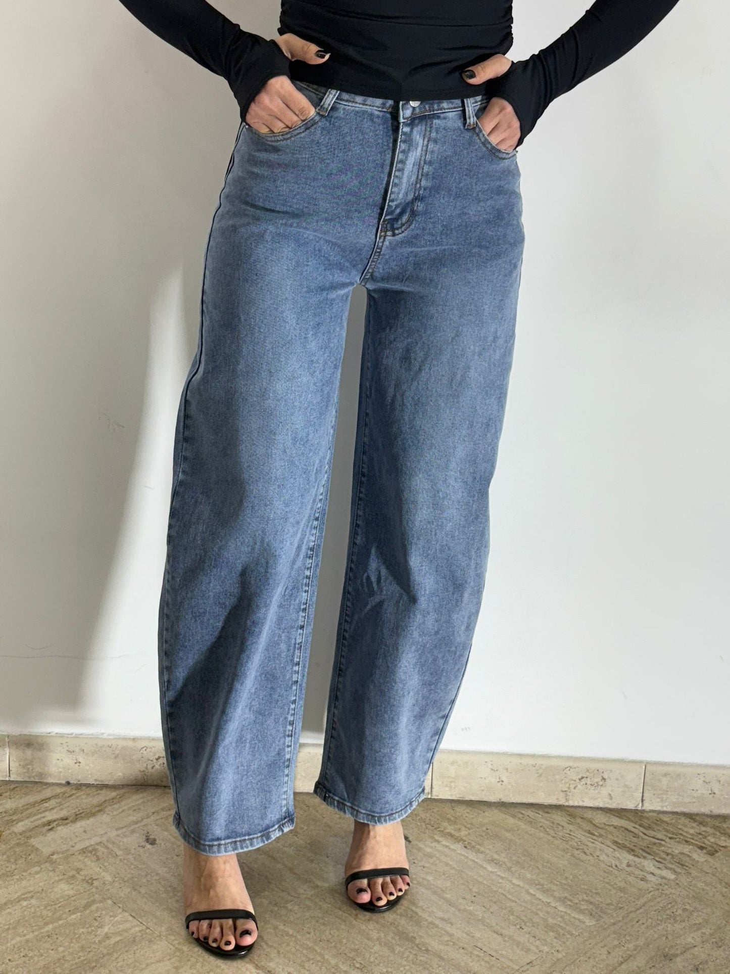 Jeans Ballon Curvy Alta Vita - Elastici