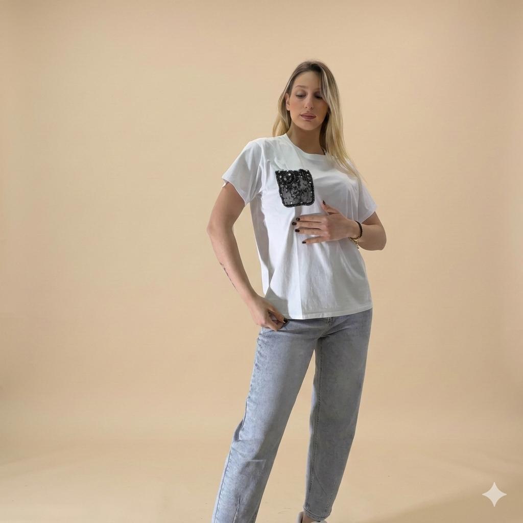 Maglia con tasca